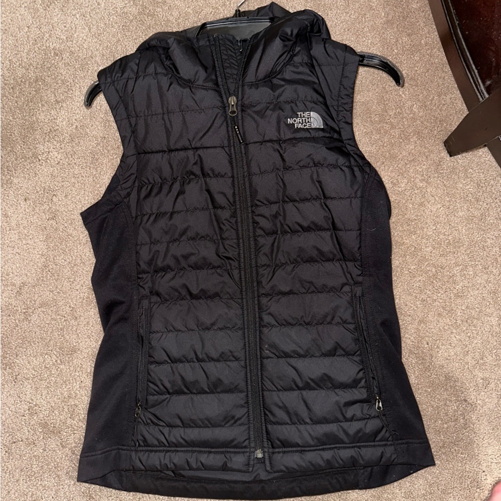 North face hooded vest